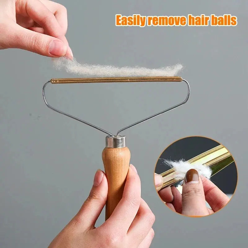 1pc Portable Lint Remover Carpet Wool Coat Clothes Manual Shaver Removal Scraper Cleaning Tool Pet Hair Remover Brush