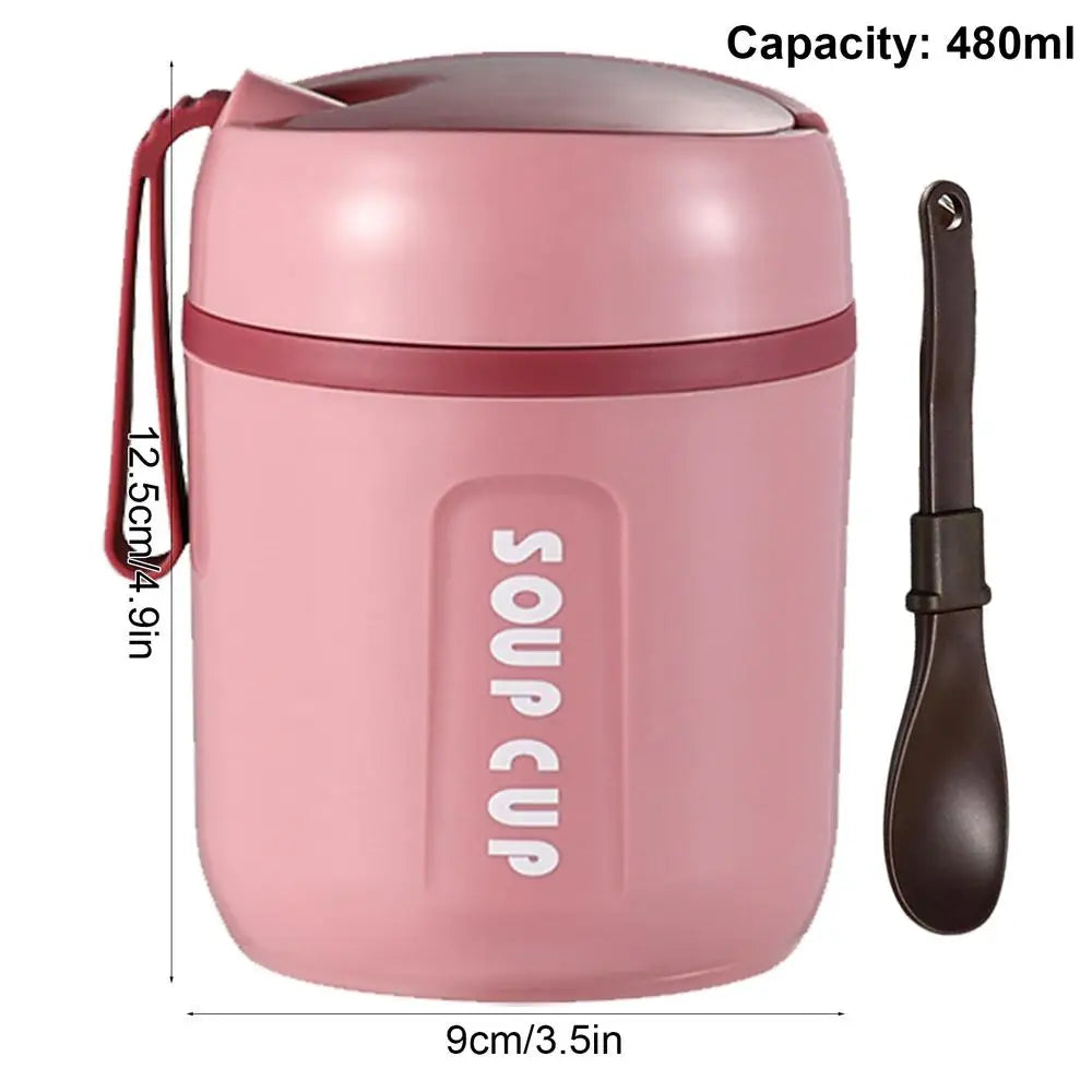 Thermal Containers For Hot Food Stainless Steel Insulated Food Container Reusable Lunch Box Container Large Insulated Snack