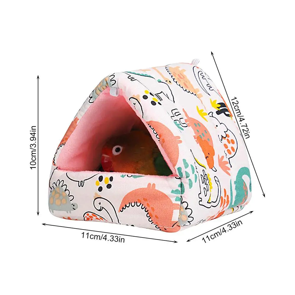Parrot Bed Warm House Hideout Cushion Bed For Parrot Plush Cushion For Parrots Lovebirds Parakeets And Small And Medium Birds