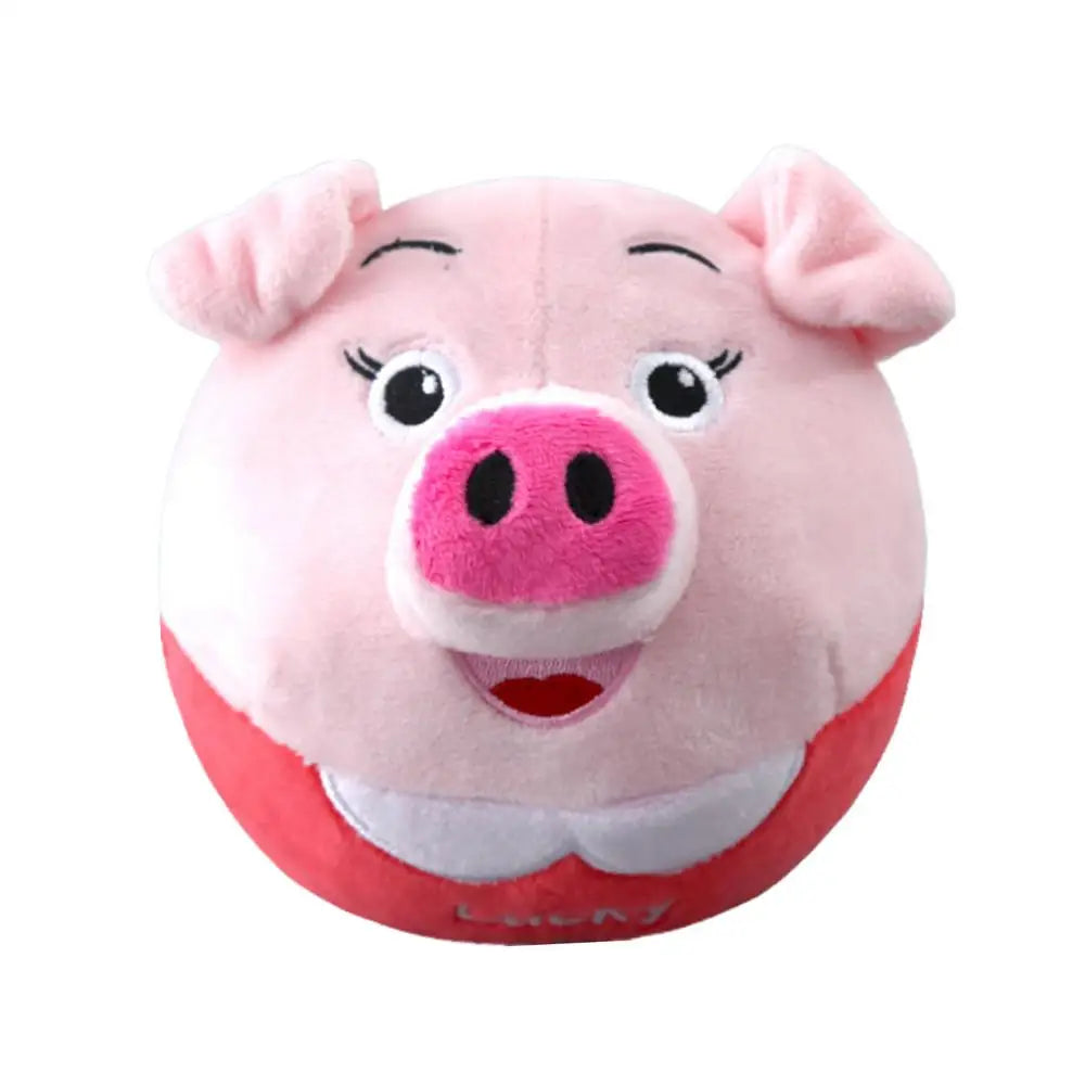 Active Moving Pet Plush Toy Plush Puppy Dog Toys That Move Auto Bounce Squeaky Pet Toy Dog Toys Soft Plush Pet Toy Cute Fun