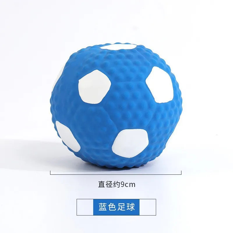 Dog Squeaky Rubber Toys Dog Latex Chew Toy Puppy Sound Toy Animal Bite Resistant Train Dog Supplies for Small Medium Large Dog