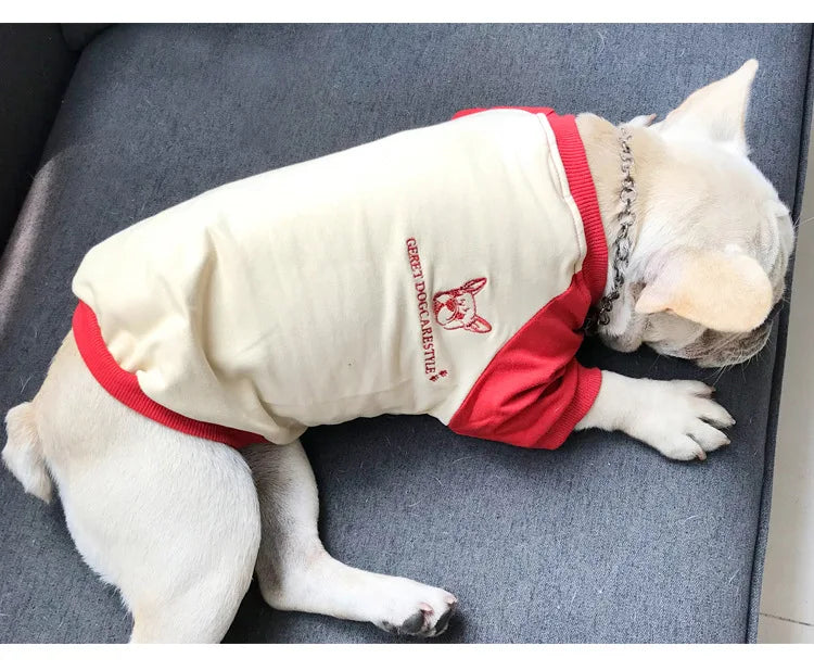 2022 Spring and Autumn New Style Pet Parent-child Clothing Bichon Cat Clothes Embroidered Dog Costumes