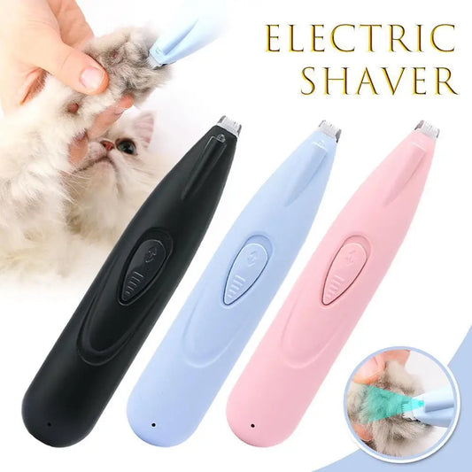 Smart LED Light Pet Electric Shaver Nail USB Charging Anti-Pinch Foot Protection Device Cat Dog Claw Trimmer Efficient