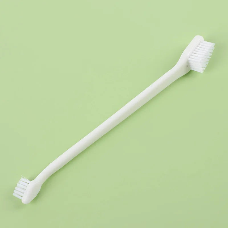 4PCS Dog Toothbrush Double-headed Cat Tooth Multi-angle Cleaning Tool Massage Care Tooth Finger Brush for Dog Cat Pet Supplies