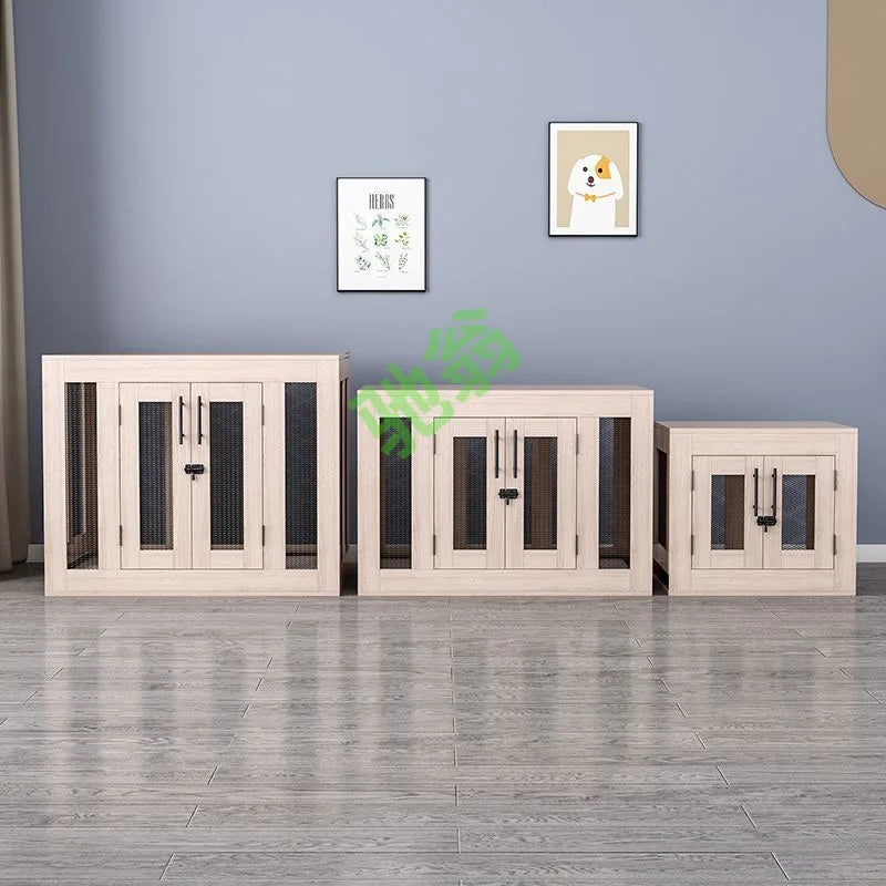 Yut four seasons universal wooden kennel cat litter pet litter indoor wild kennel large, medium and small dog kennel cat house