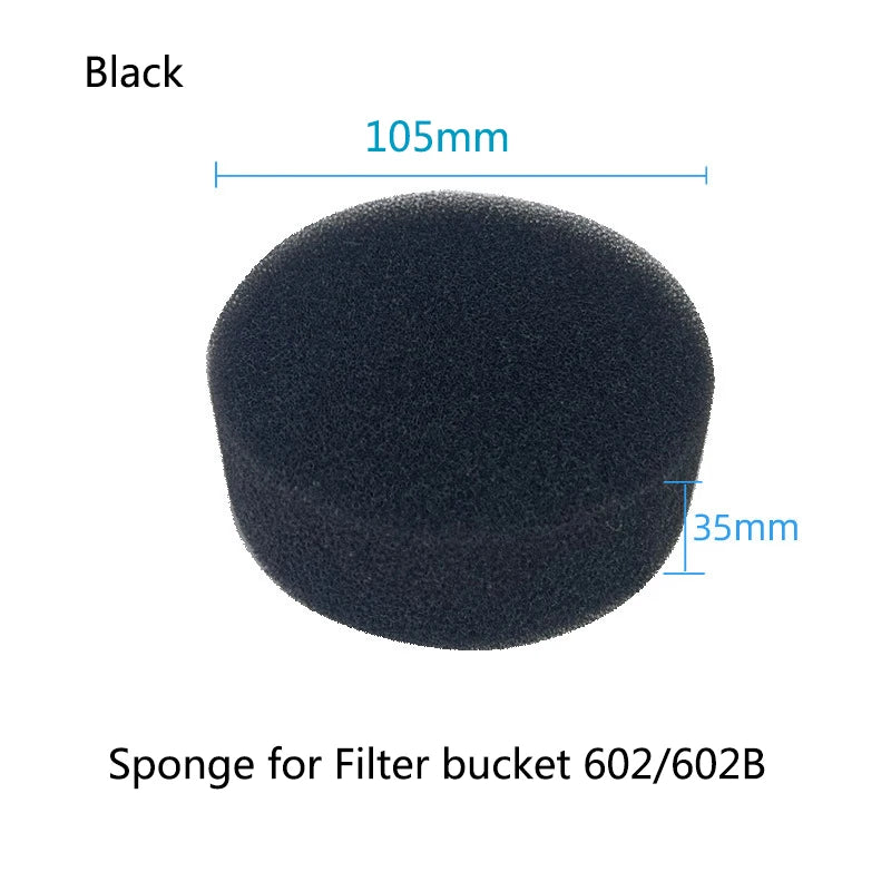 Biochemical Aquarium Cotton Sponge For Filter Bucket 602/603 Fish Tank Filtration Foam Blue Spongs Aquarium Accessories 3Pcs