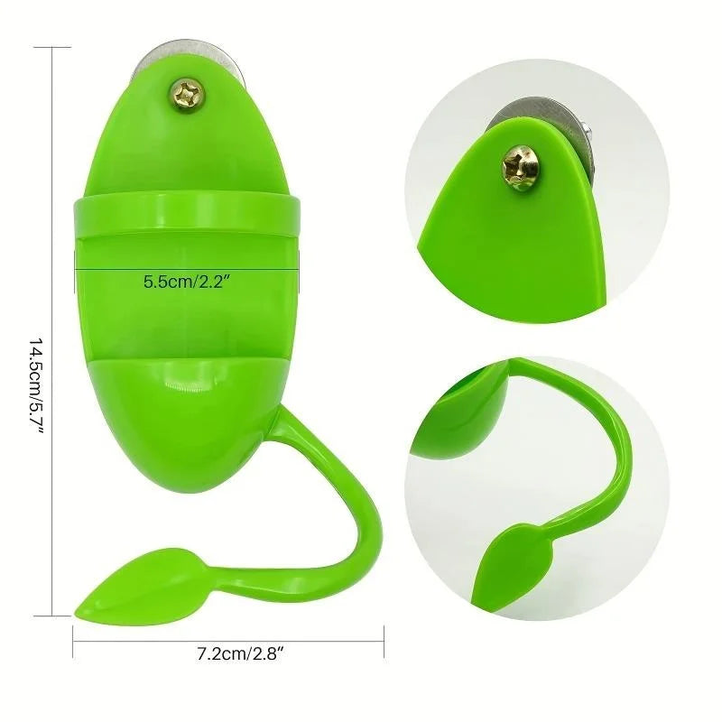 1pcs Bird Cuttlebone Holder Bird Cage Feeding Holder Vegetable Fruits Cuttlebone Holder for Parrot Budgies Parakeet Cockatiel