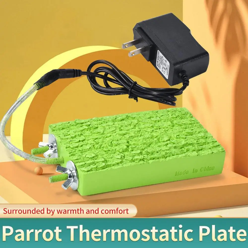 5W Bird Perches Heating Bird Perch Platform Safe Bird Perch Standing Warmer Pet Heated Toy For Birds Parrot Hamsters Chinchillas