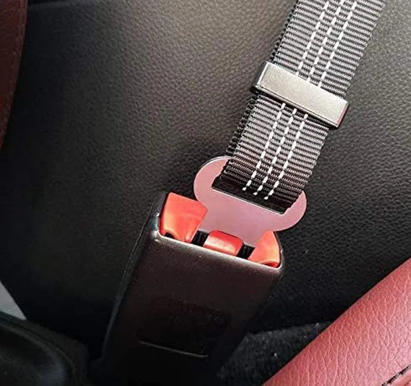 Adjustable Dog Seatbelt for Small Medium Large Dogs with Elastic Shock Absorbing Bungee Buffer Reflective Safety Dog Car Harness