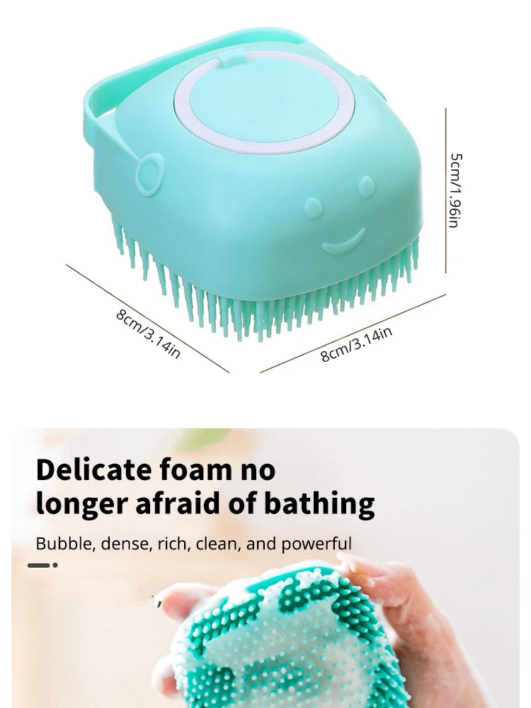Bathroom Puppy Big Dog Cat Bath Massage Gloves Brush Soft Safety Silicone Pet Accessories for Dogs Cats Tools Mascotas Products