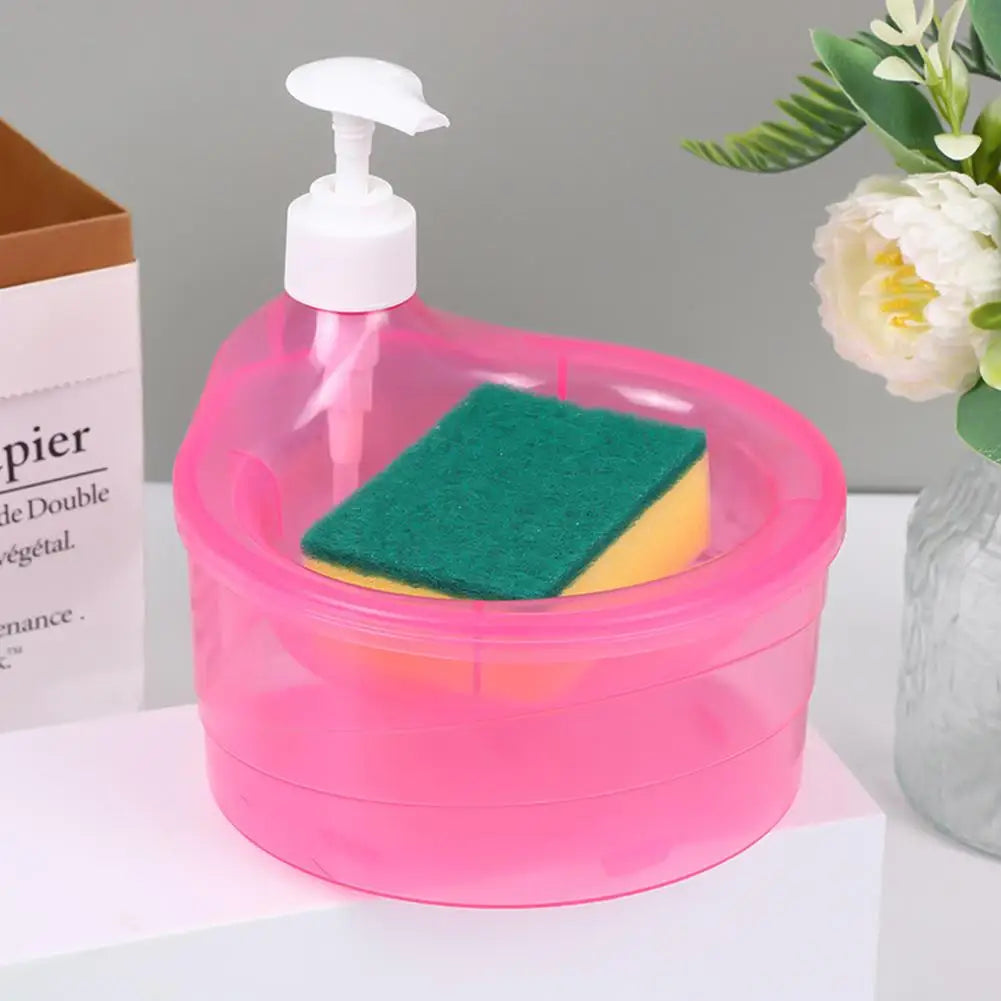 Kitchen Integrated Dishwashing Liquid Dish Towel Storage Press Box Soap Box Dishwashing Pot Soap Dispenser Storage Neat