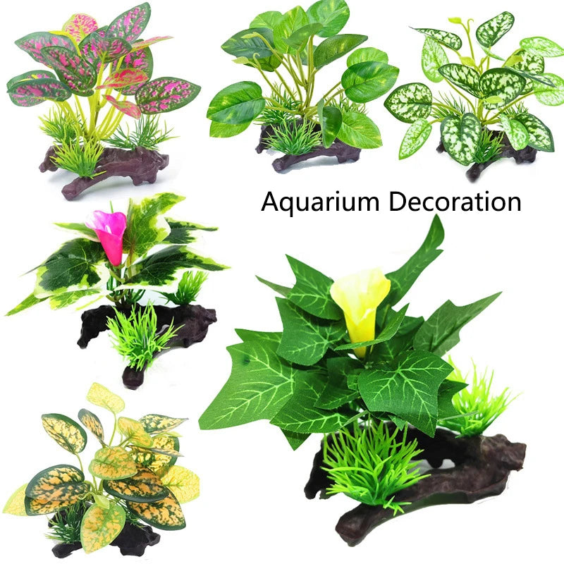 New Artificial Underwater Grass Aquarium Fish Tank Simulation Decoration Aquarium Backgrounds Plants Water Grass Accessories