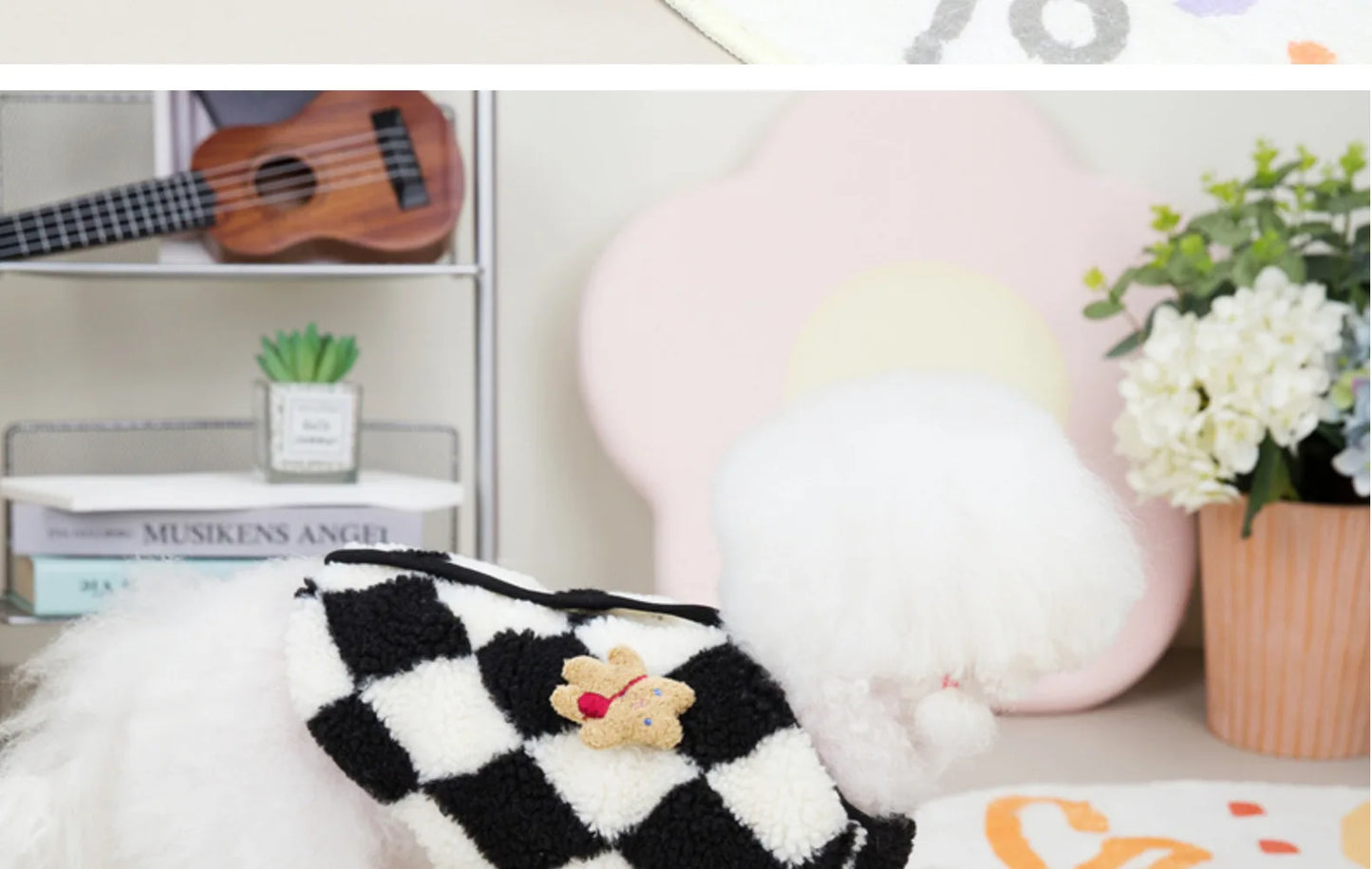 1pc Pet Dog Clothes Soft Warm Fleece Dogs Jumpsuits Plaid Pet Clothing for Small Dogs Puppy Cats Costume Coats