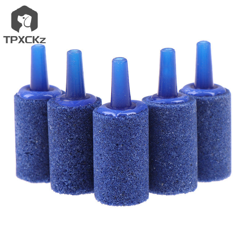 5/10Pcs Aquarium Cylinder Shape Air Stone Mineral Bubbles Release Fish Tank Punp Airstone Aeration Aerator Accessories