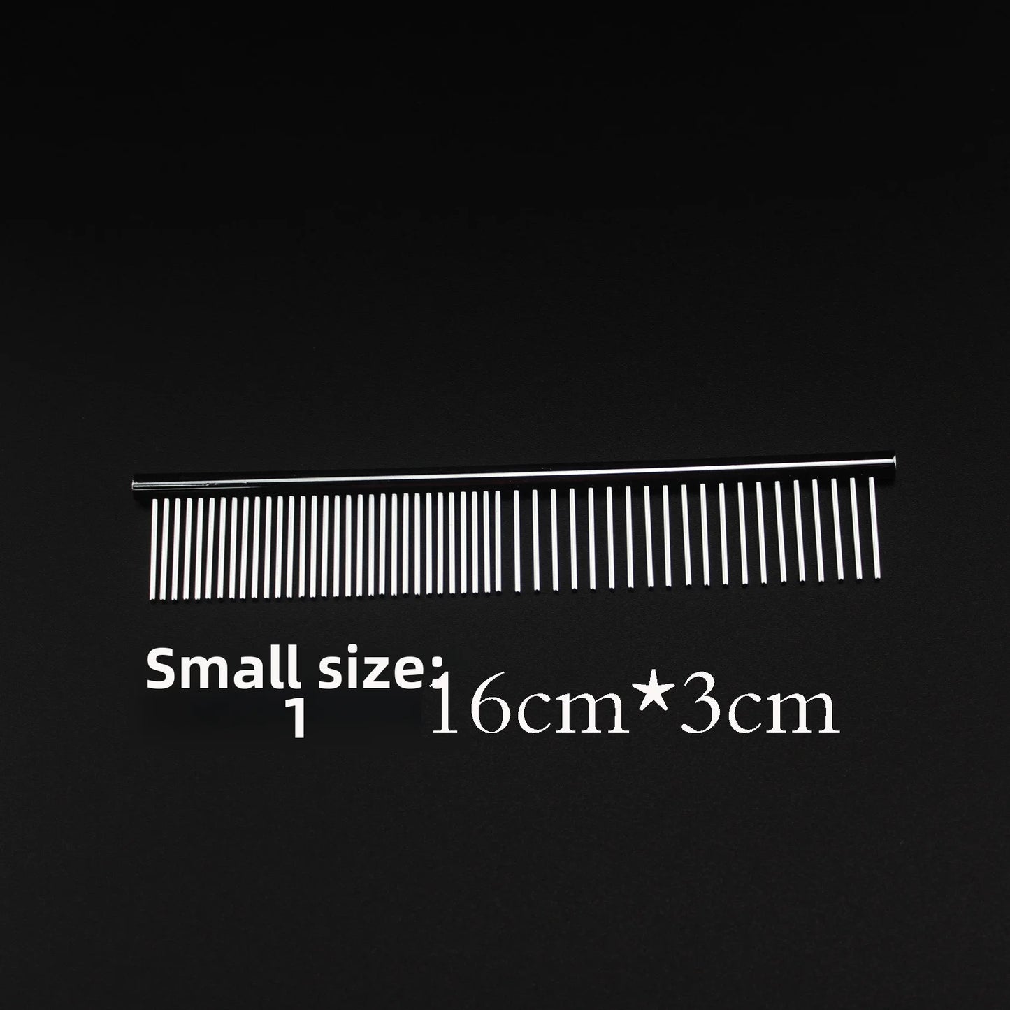 Stainless Steel Pet Grooming Comb Dog Comb Steel Comb Silver Cat Hair Removal Comb Double-sided Comb Pet Supplies Wholesale