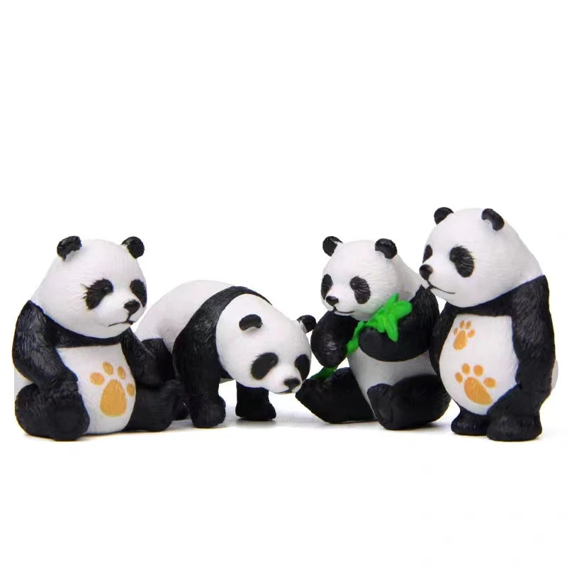 Resin Small Aquarium Ornaments Decoration Artificial Cute Panda for fish Tank Resin Aquarium Ornament Fish Tank Background Home