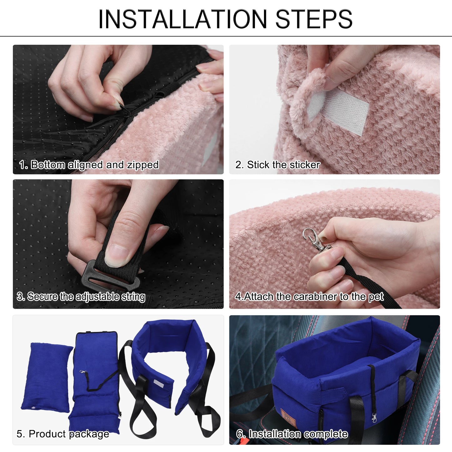 UXCELL Dog Car Seat Bags Waterproof Hammock Pet Travel Dogs Carrier Bed Protector Car Rear Back Seat Mat Safety Accessories