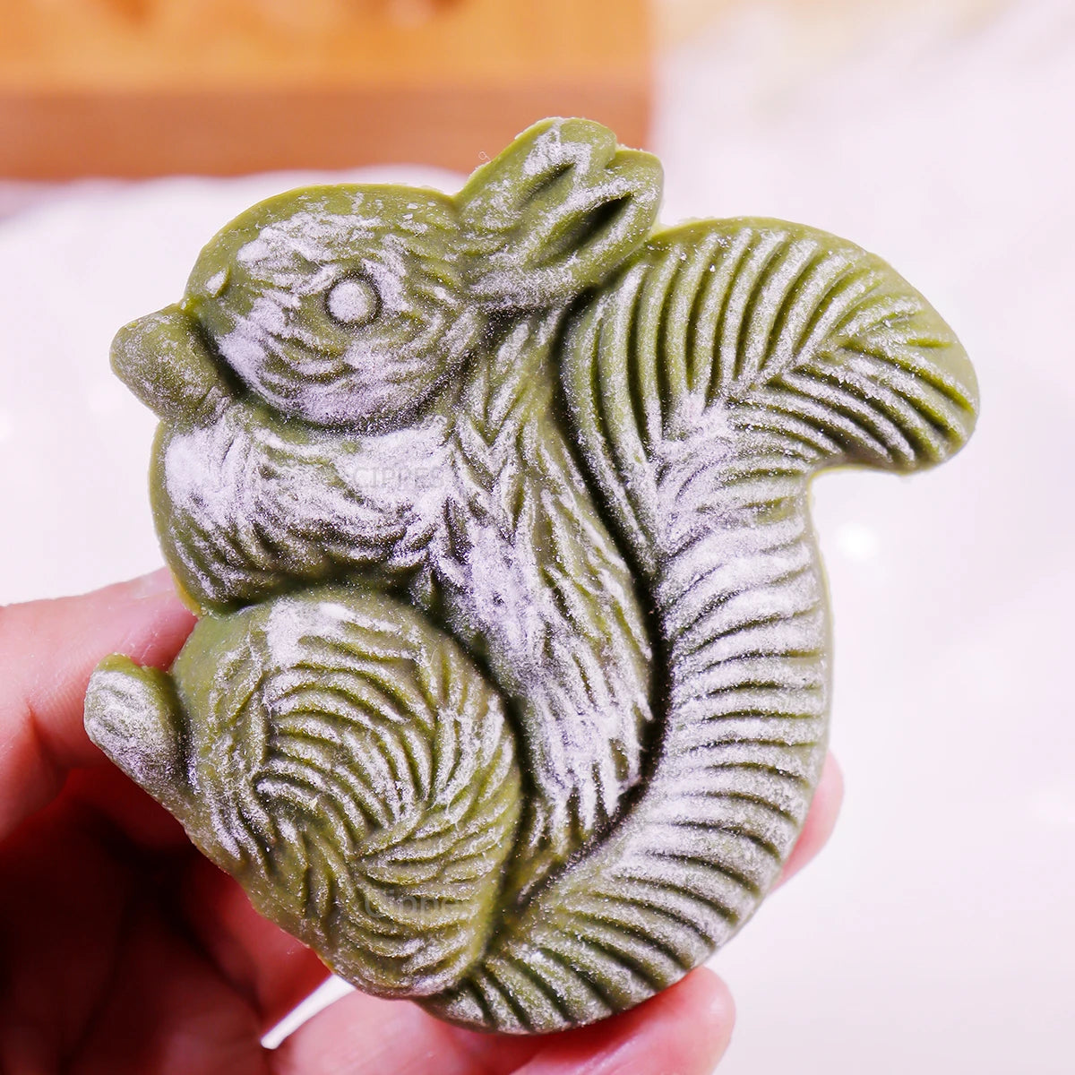 1PC Wood Cookie Mold, Animals Patterns, 3D Carved Embossed Biscuit Cutter Moulds, Fish, Bird, Bear, Sheep, Tiger, Horse, Squirre