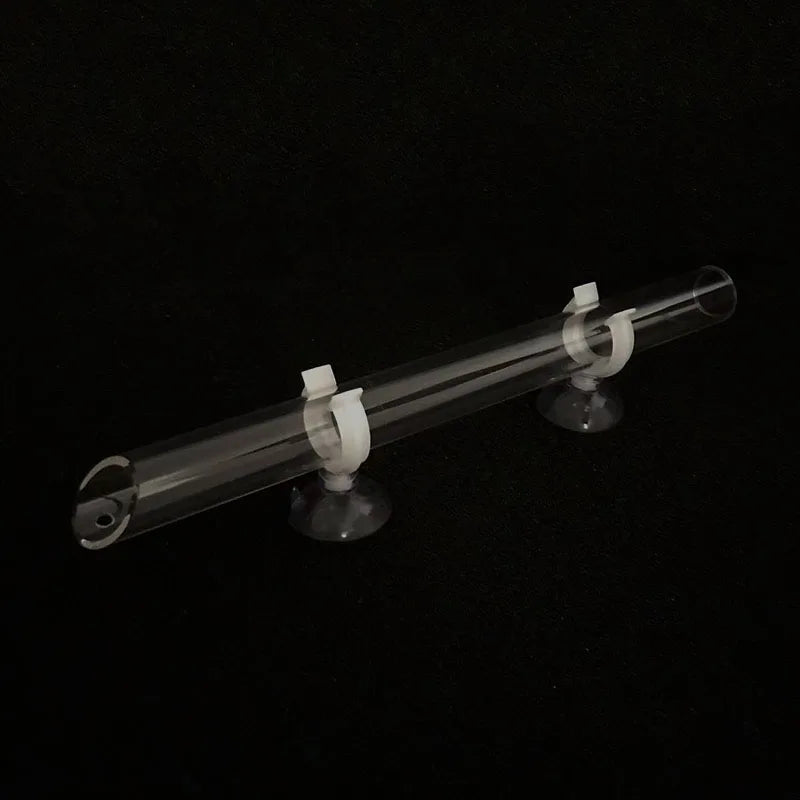 1Pcs Acrylic Aquarium Feeder Tube Dish Transparent Fish Tank Shrimp Snail Shrimp Food Feeder Bowl Aquarium Feeding Accessories