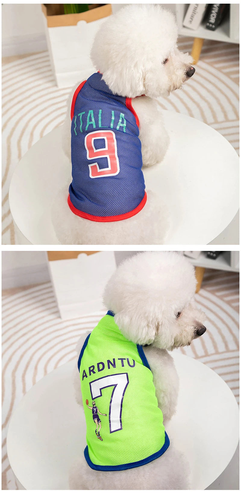 Sports Mesh Pet Clothes for Cats Number Print Sphinx Cat Vest Unisex Ice Cool York Dog Overalls Breathable Puppy Summer Clothing