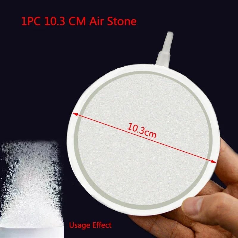 1Pcs 75/10mm Fish Tank Aquarium Air Stone Oxygen Aerator Increasing Air Bubble Pond Pump Hydroponic Oxygen Accessories Great