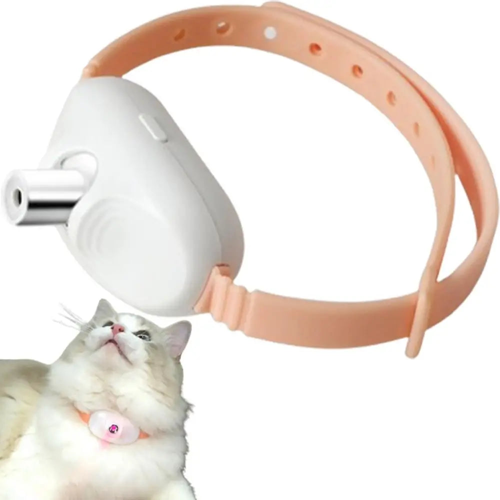 Laser Cat Collar LED Laser Cat Teasing Toy Cat Collar Toy Electric Smart Laser Teasing Cat Interactive Toy Kitten Playing Toy