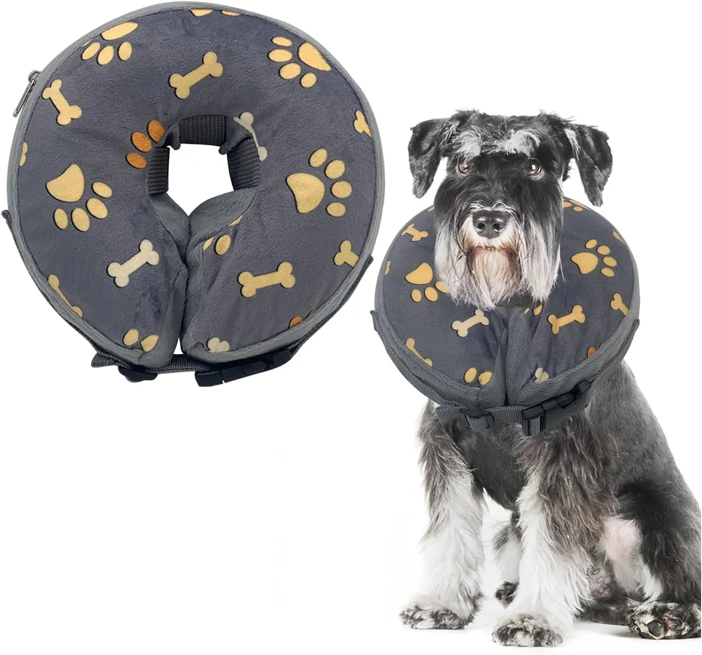 Protect Inflatable Dog Collar After Surgery Recovery Pet Collar for Small Medium Large Dogs Soft Dog Elizabeth Cone Collar