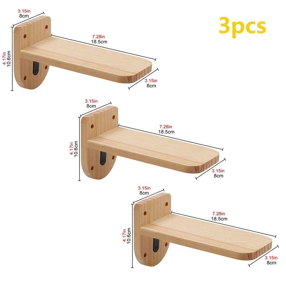 Cat Wooden Furniture Wall Mounted Scratching Posts Hammock Platform Extended Cat Scratching Post for Cat Health and Play indoors