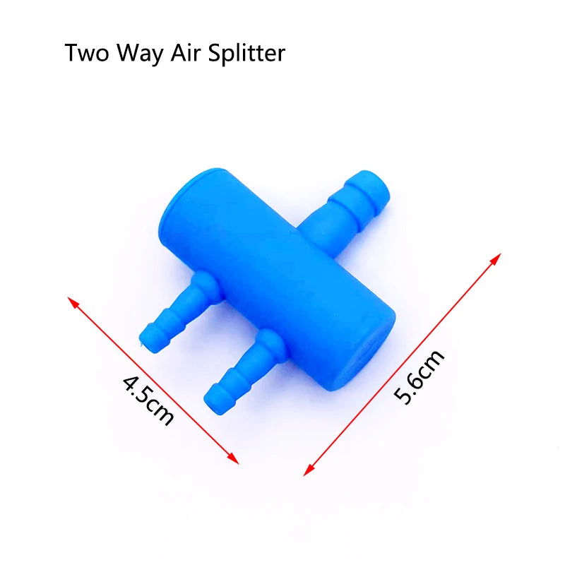 Plastic 2 4 6 8 Way Aquarium Air Splitter Valve Fish Tank Air Pump Flow Splitter Distributor Pump Valve Tap Control Switch
