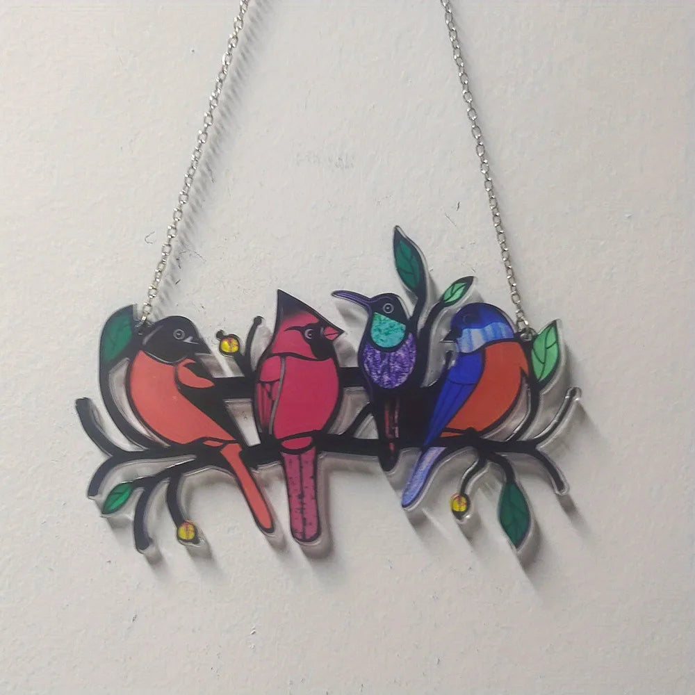 1pc Home Decoration Pendants, Bird Pendants, Decorative Bird Flock Series Ornaments