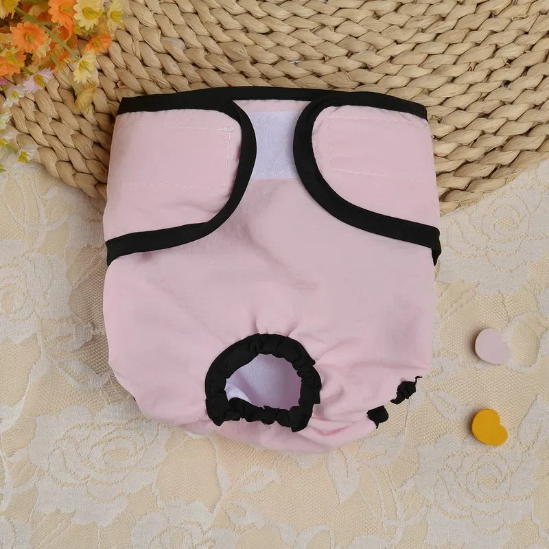 Reusable Sanitary Panties Washable Small Dog Pet Diapers Female Dogs Large Physiological Shorts Male Cats Pet Menstruation Pants