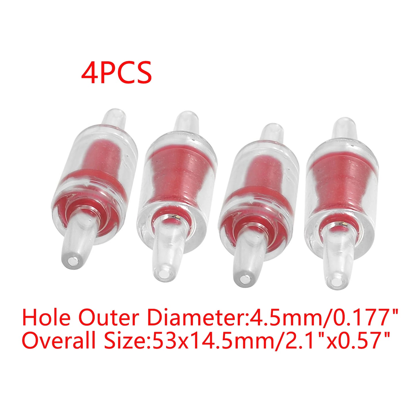 UXCELL Aquarium Air Pump Check Valve Fish Tank One-way Check Valve Tracheal Hose Pipe Carbon Dioxide System Accessories