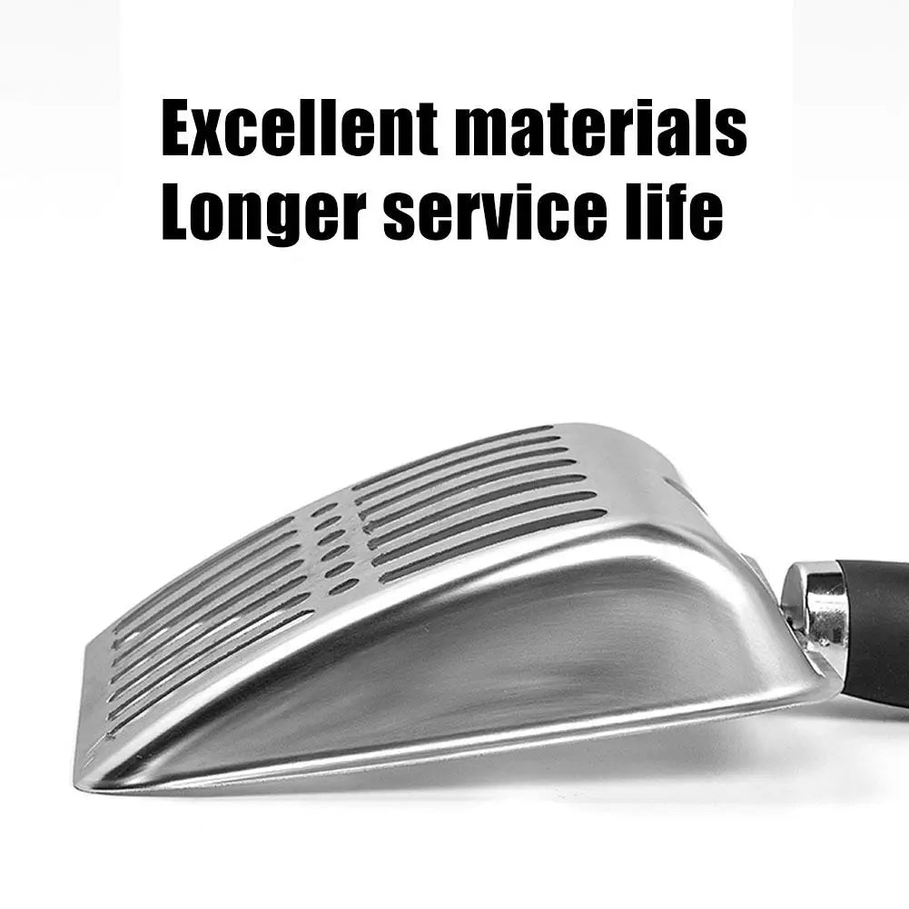 Cat Litter Scoop Stainless Steel Pet Cleanning Tool Pet Load The Save Loosen Supplies Litter Clumps Cat's Remove Y9P7