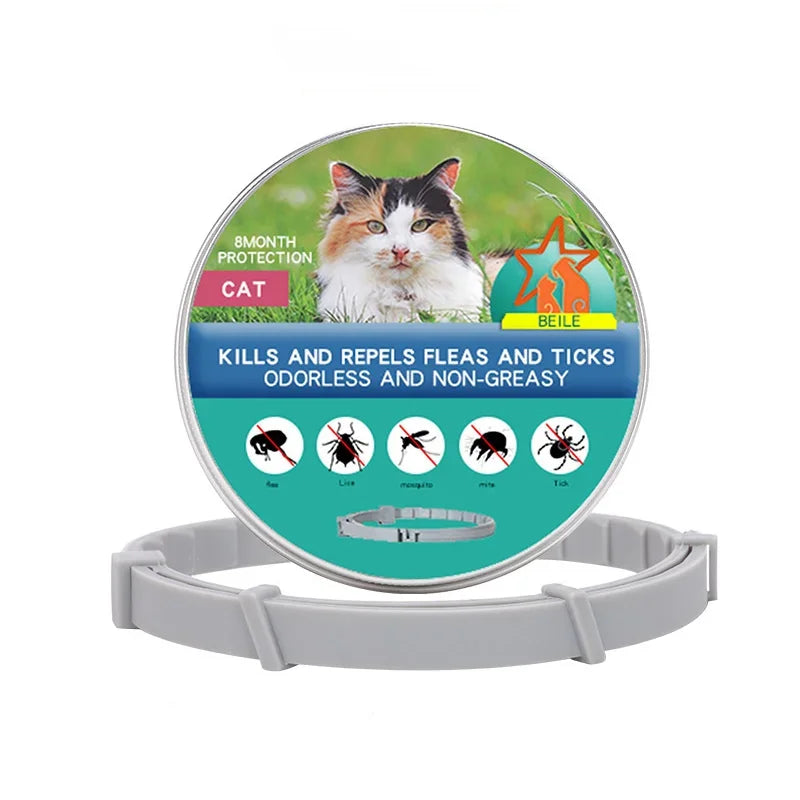 38/70CM Pet Anti Flea Ticks Antiparasitic Dog Cats Collar Protection Retractable Comfortable Breakaway Collars Kittens Large Dog