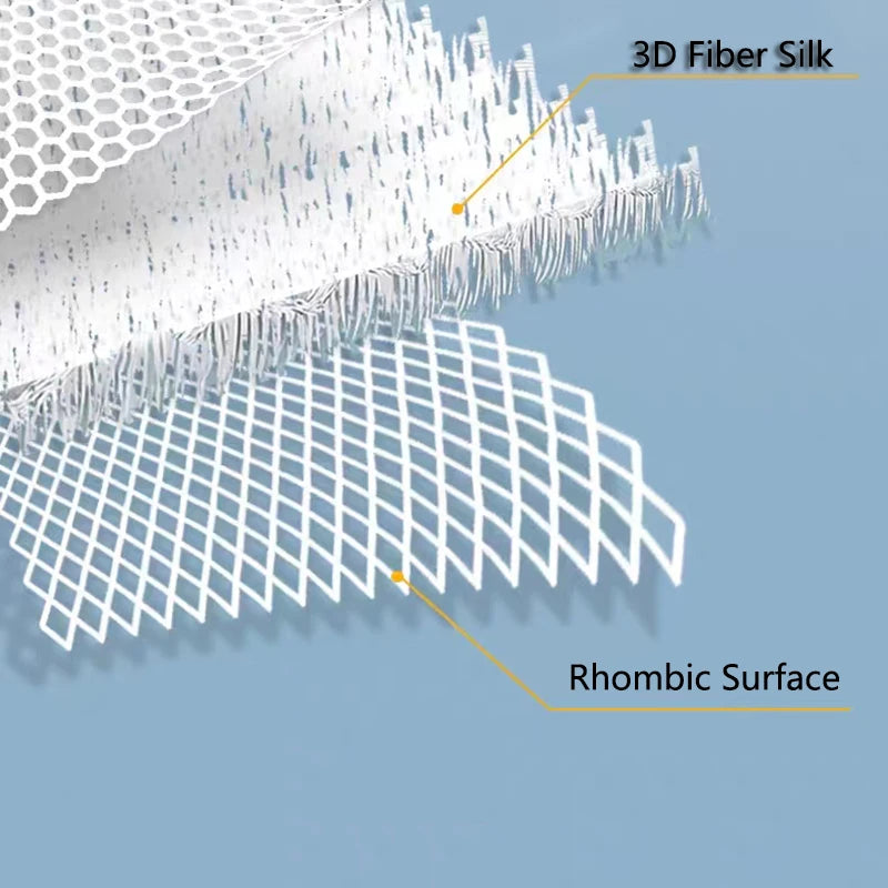 3D Aquarium Filtration Fiber Prevent Water Blockage Fish Tank Biochemical Filter Practical Bio.Sponge Pad Skimmer Supplies New