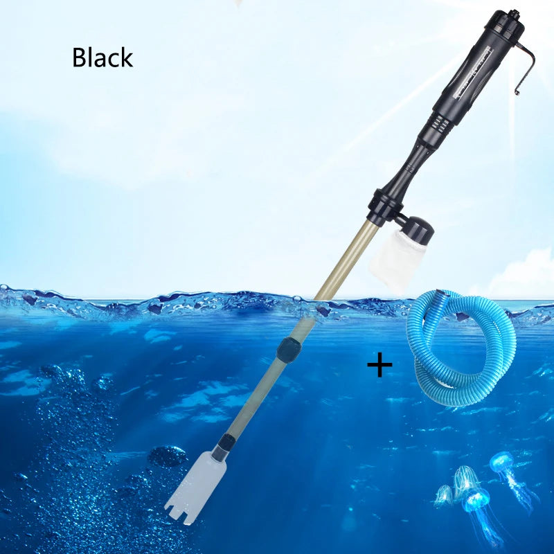 Fish Tank Siphon Water Change Aquarium Cleaning Tools Filter Water ExChanger Pump Sand Hose Tube Battery Powered Gravel Cleaner