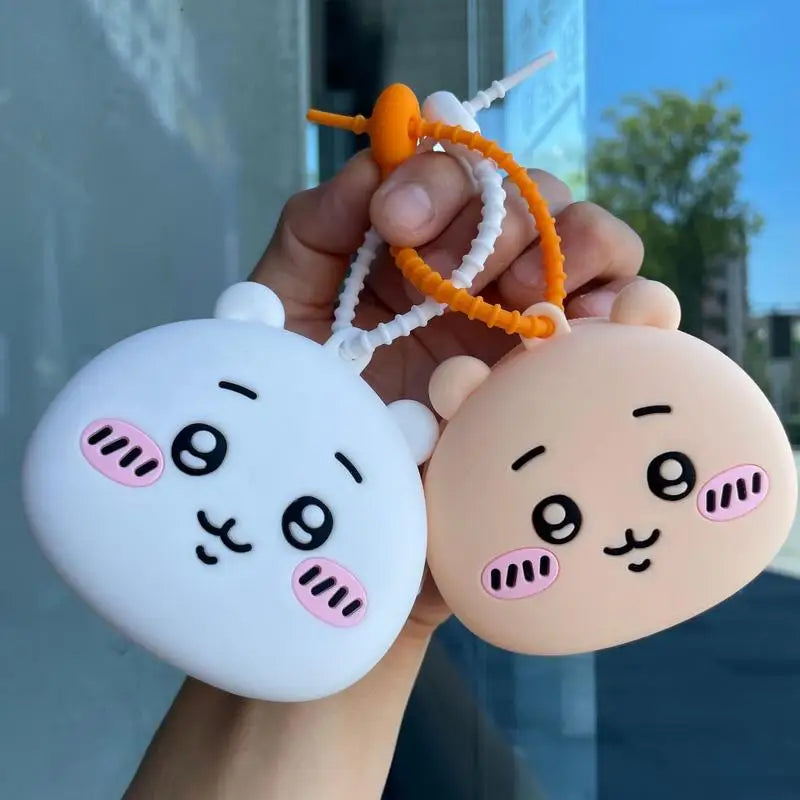 Zippered Dog Food Container Cartoon Silicone Dog Food Bag Cute Pet Snack Pouch Multipurpose Puppy Food Bag For Cookies Dry Meat