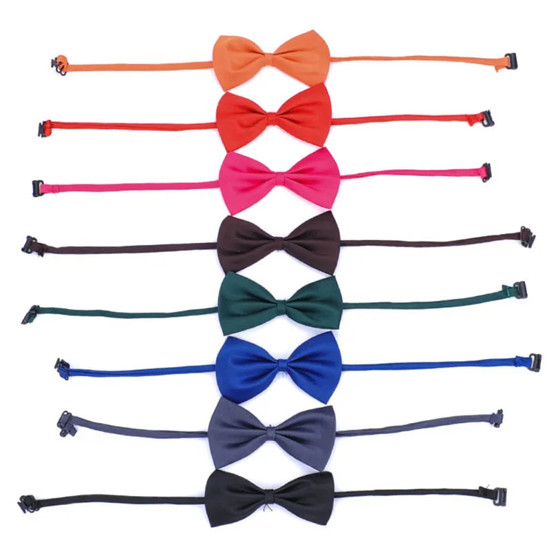 50pcs Mix Color Bow Ties Bowknot for Dogs Cat Grooming Accessories Small Animal Children Adjustable Bowtie Pet Product Wholesale