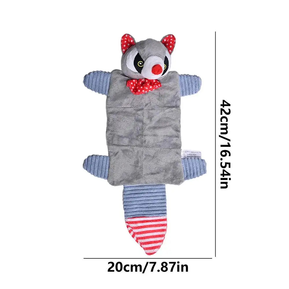 Stuffless Squeaky Dog Toys Interactive Plush Puppy Chew Toys With Squeakers Crinkle Interactive Toy No Stuffing With Squeakers