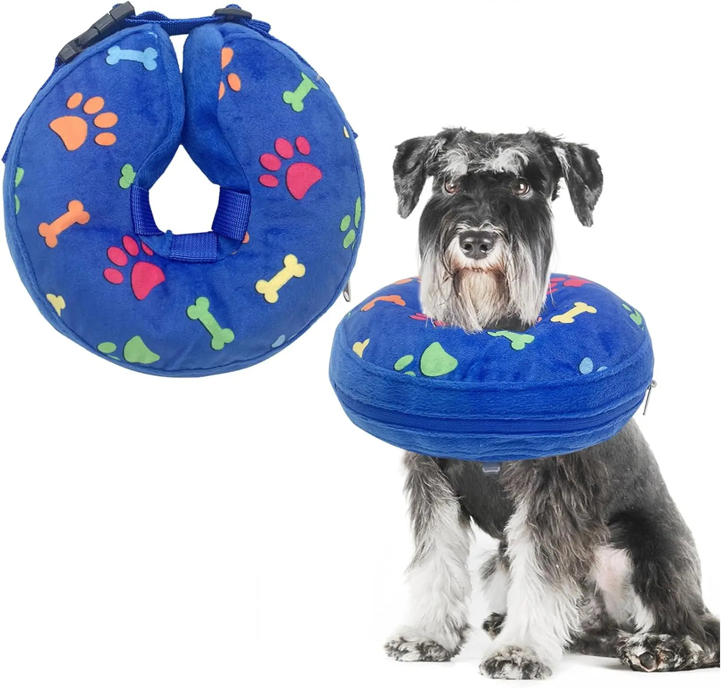 Protect Inflatable Dog Collar After Surgery Recovery Pet Collar for Small Medium Large Dogs Soft Dog Elizabeth Cone Collar