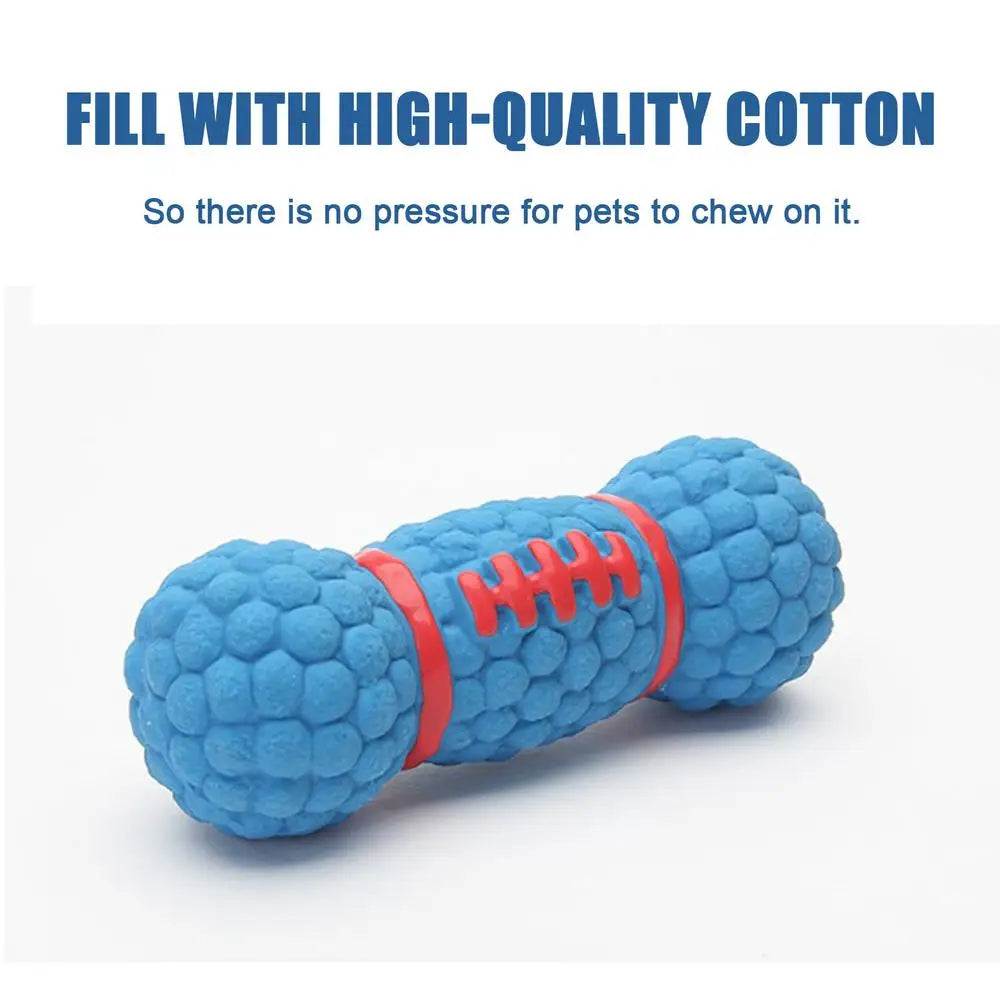 Squeaky Dog Chew Toy Funny Cream Bread Hamburger Breadsticks No Stuffing Dog Toy with Squeakers Pet Squeak Toy