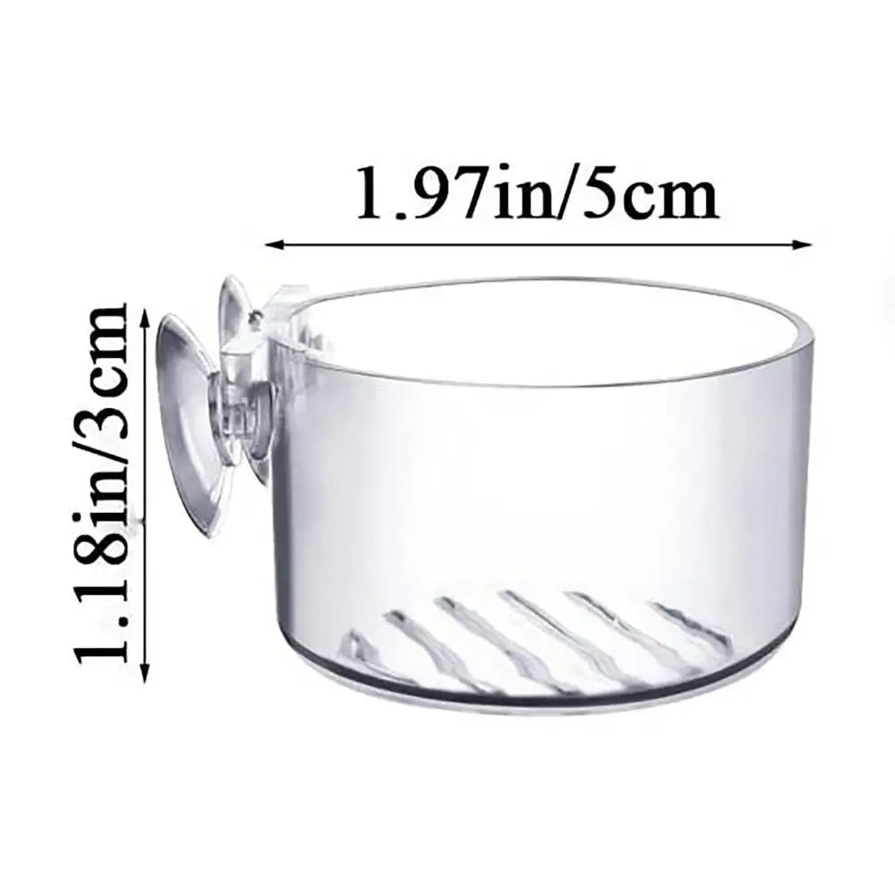 Aquarium Decoration Plant Cup Pot Acrylic Aquatic Plant Cup With Suction Holder Planting Cylinder Cup Water Plant Accessories