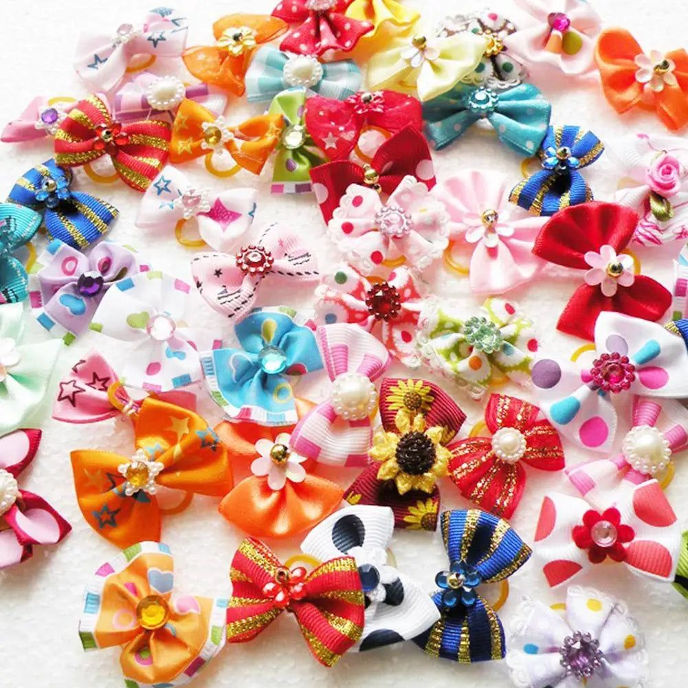 Pet Hair Accessories Bow Headdress Headband Cat Accessories Creative Princess Style Headdress Dress Up Dog Hair Clip Accessories