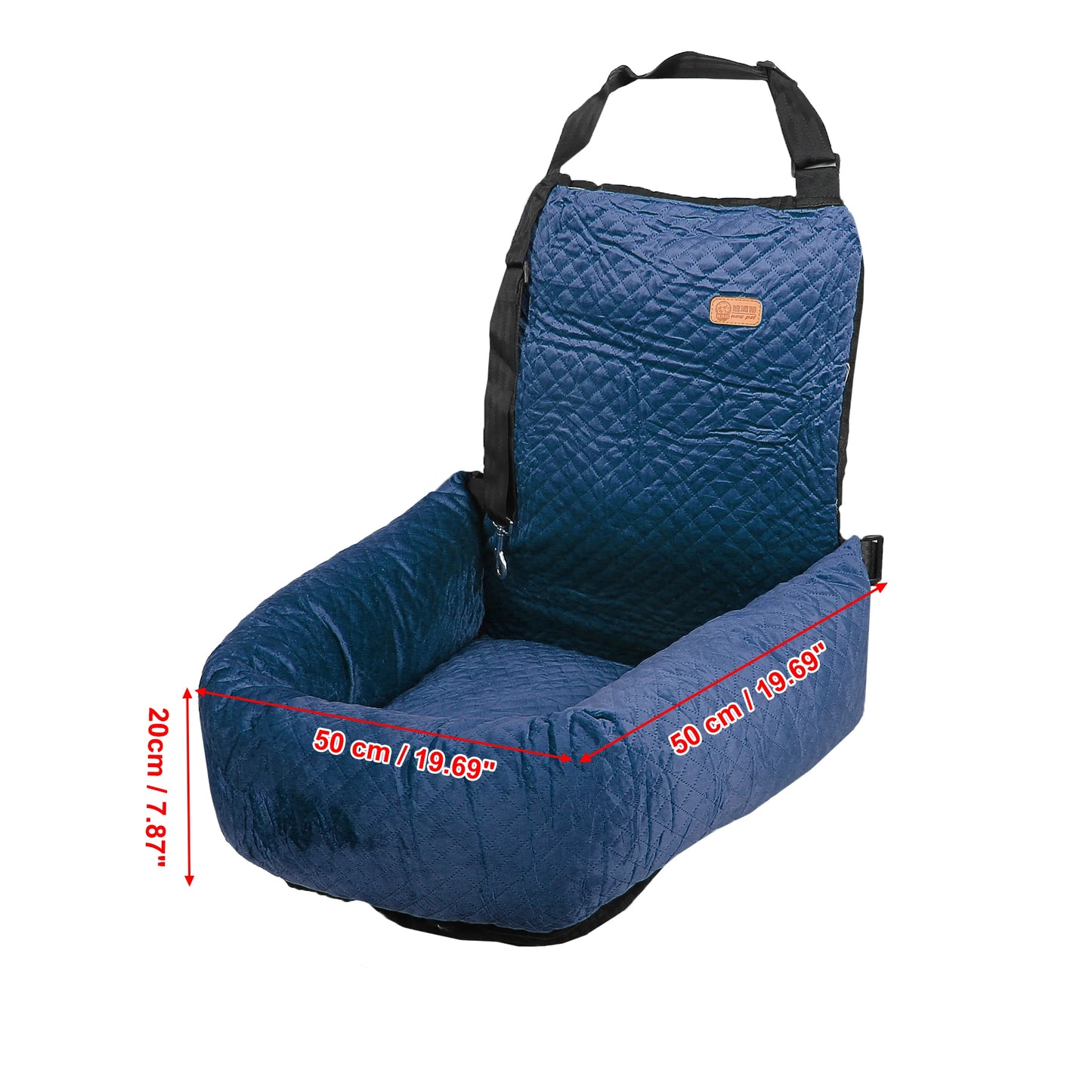 UXCELL Dog Car Seat Booster Seat Hammock Pet Carriers Bag Adjustable for Puppy Cat Pets Soft Bottom Travel Bed Accessories