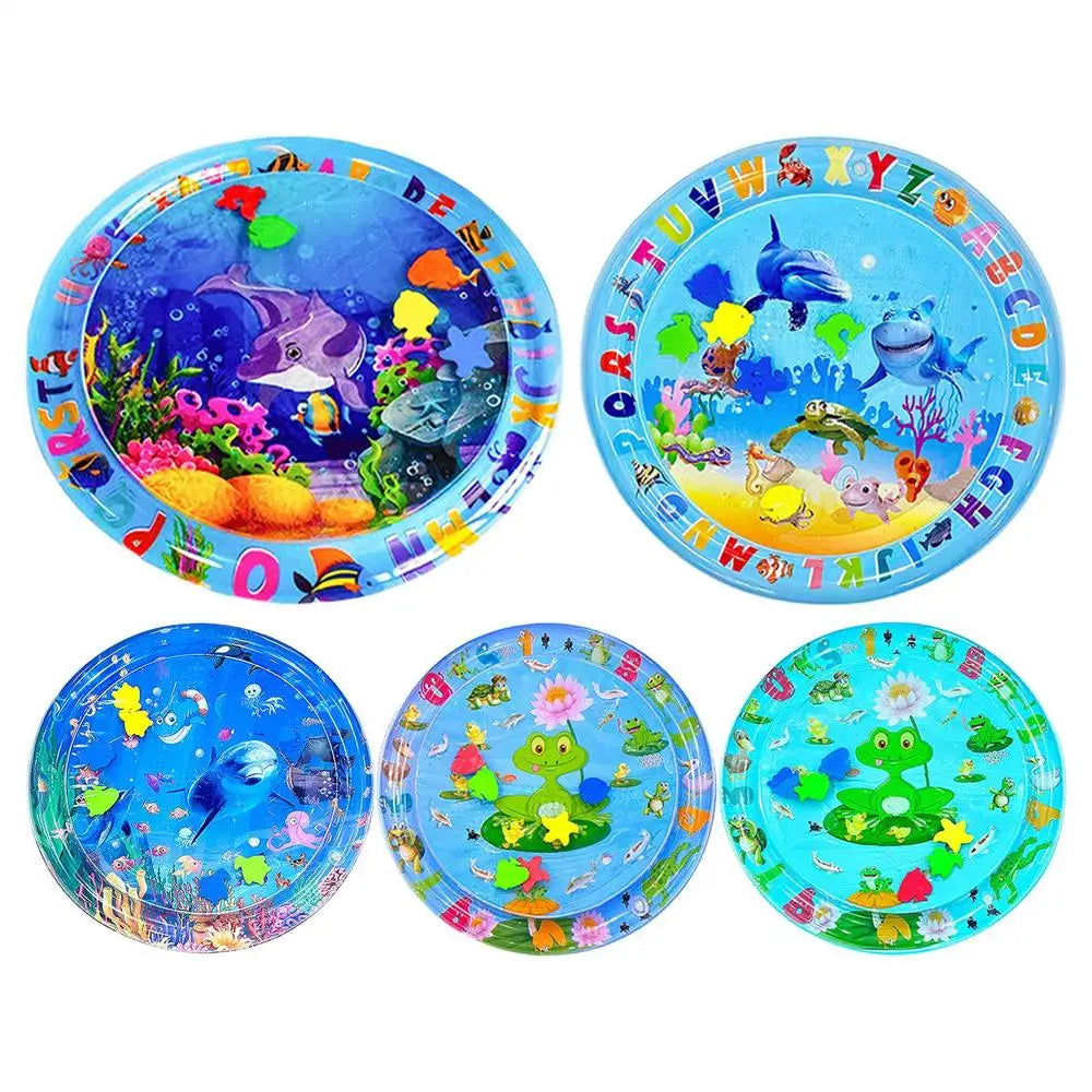 Water Play Mat For Cat Sensory Water Mat Water Sensory Play Mat Cat And Dog Pet Playmat Sea Ocean Theme Sensory Toy Pet Supplies