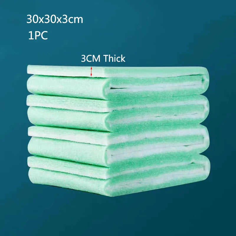 Practical Biochemical Aquarium Cotton Sponge Fish Tank Filtration Foam Green Spongs Aquarium Accessories Water Filter Cotton Mat
