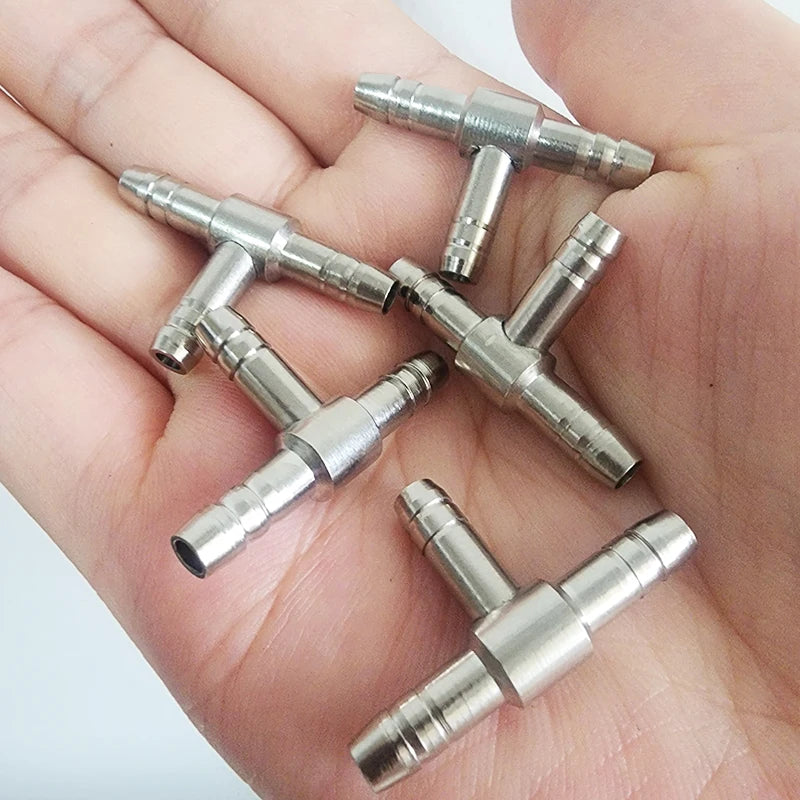 Stainless Steel Air Splitter Valve Aquarium Fish Tank Air Pump Flow Splitter Distributor Pump Valve Tap Lever Control 3WayOutlet