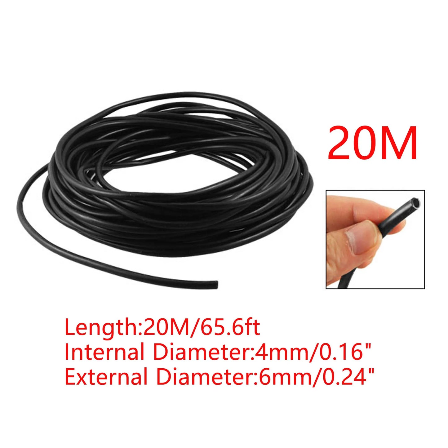 UXCELL Aquarium Flexible Hose Oxygen Circulate Pipe Silicone Tube Water Connector ID 4mm Pump Parts Tools Fish Tank Accessories