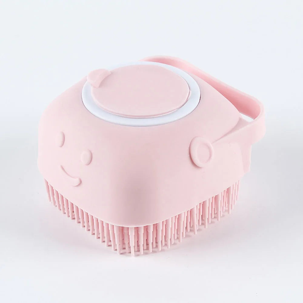 Pet Bath Brush Comfortable Super Soft Silicone Shampoo Massager Brush Comb for Dogs Cats Bathroom Dog Bath Brush Massage Gloves