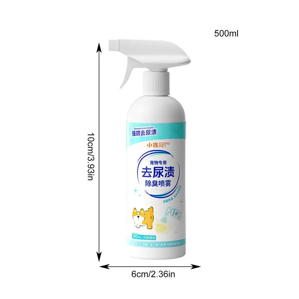 500ml Dog Deodorizing Spray Pet Odor Spray For Dog 16.9oz Dog Bath Supplies Dog Perfume Spray Long Lasting Helps Neutralize Odor